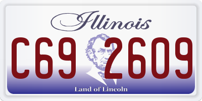 IL license plate C692609