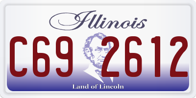 IL license plate C692612