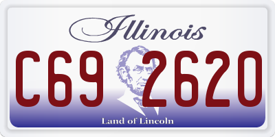 IL license plate C692620
