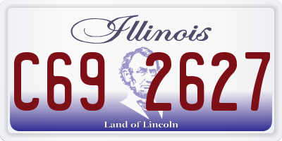 IL license plate C692627