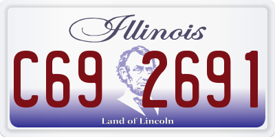 IL license plate C692691