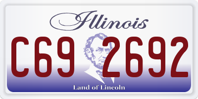 IL license plate C692692