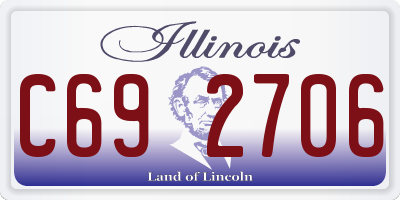 IL license plate C692706