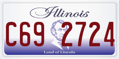 IL license plate C692724