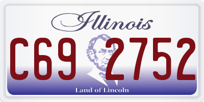 IL license plate C692752