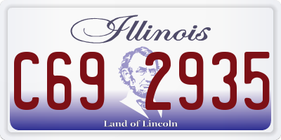 IL license plate C692935