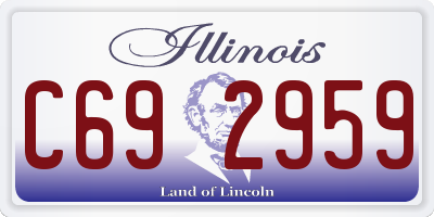 IL license plate C692959