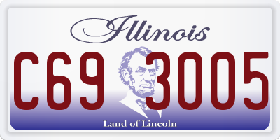 IL license plate C693005