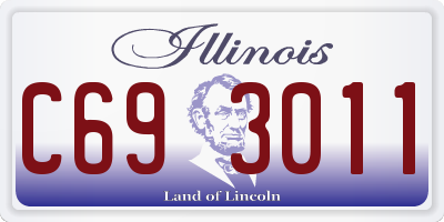 IL license plate C693011