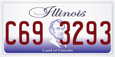 IL license plate C693293