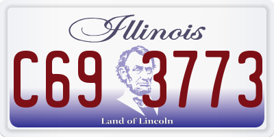 IL license plate C693773