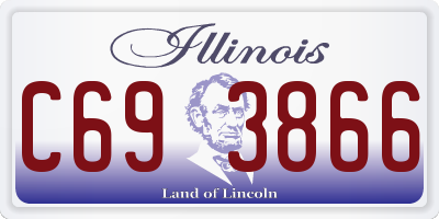 IL license plate C693866