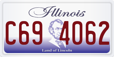 IL license plate C694062