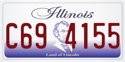 IL license plate C694155