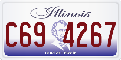 IL license plate C694267