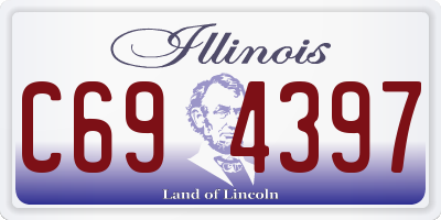 IL license plate C694397