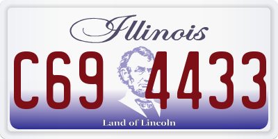 IL license plate C694433