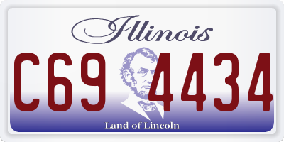 IL license plate C694434