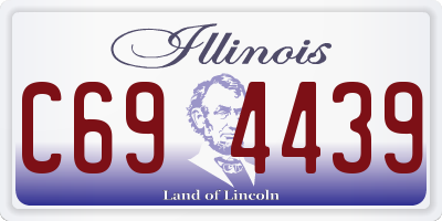 IL license plate C694439