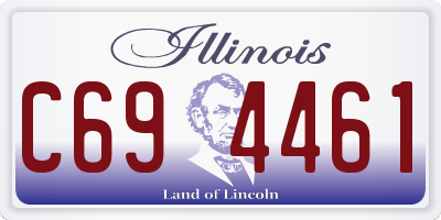 IL license plate C694461