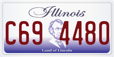 IL license plate C694480