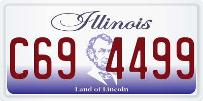 IL license plate C694499