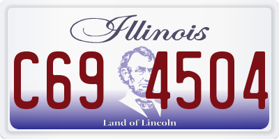 IL license plate C694504