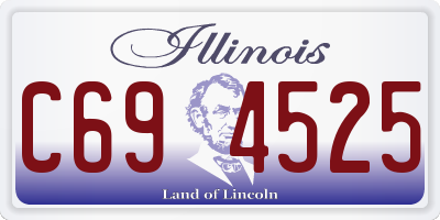 IL license plate C694525
