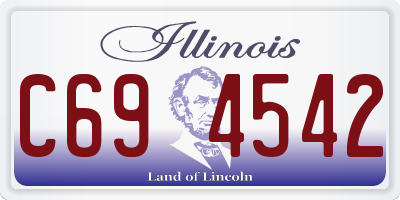 IL license plate C694542