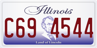 IL license plate C694544