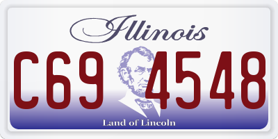 IL license plate C694548