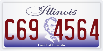 IL license plate C694564