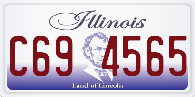 IL license plate C694565