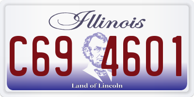 IL license plate C694601