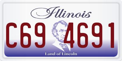 IL license plate C694691