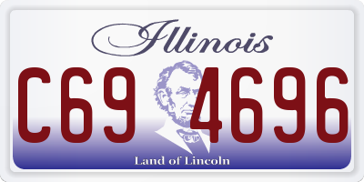 IL license plate C694696