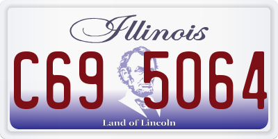 IL license plate C695064