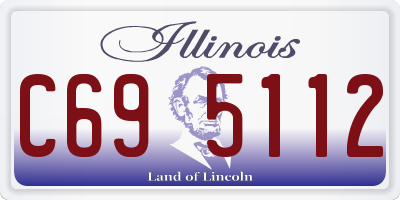 IL license plate C695112