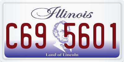 IL license plate C695601