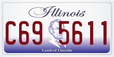 IL license plate C695611