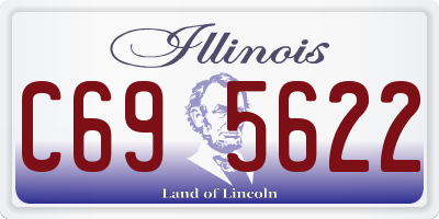 IL license plate C695622