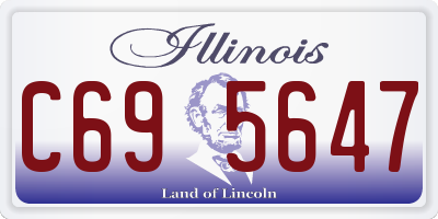 IL license plate C695647