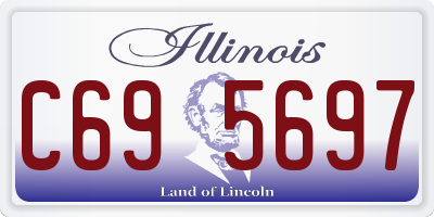 IL license plate C695697