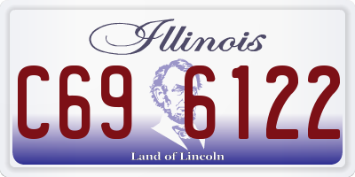 IL license plate C696122