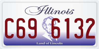 IL license plate C696132