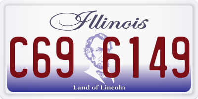 IL license plate C696149