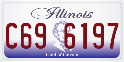 IL license plate C696197