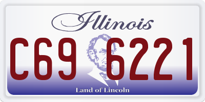 IL license plate C696221