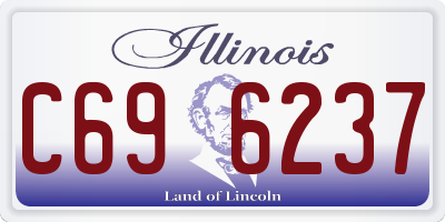 IL license plate C696237