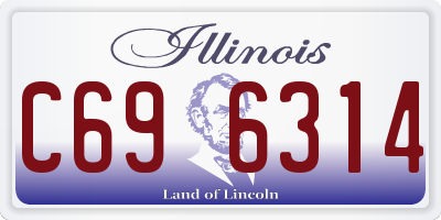 IL license plate C696314